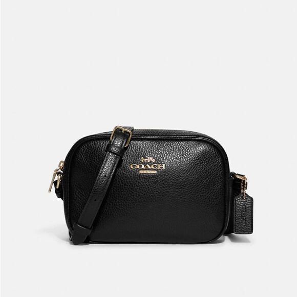 NWT COACH JAMIE MINI CAMERA BAG IN BLACK - Picture 1 of 4